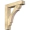 Ekena Millwork Olympic Block Rough Sawn Bracket w/ Offset Brace, Douglas Fir, 6"W x 26"D x 30"H BKT0604X26X30OLY05RDF - alternate 1